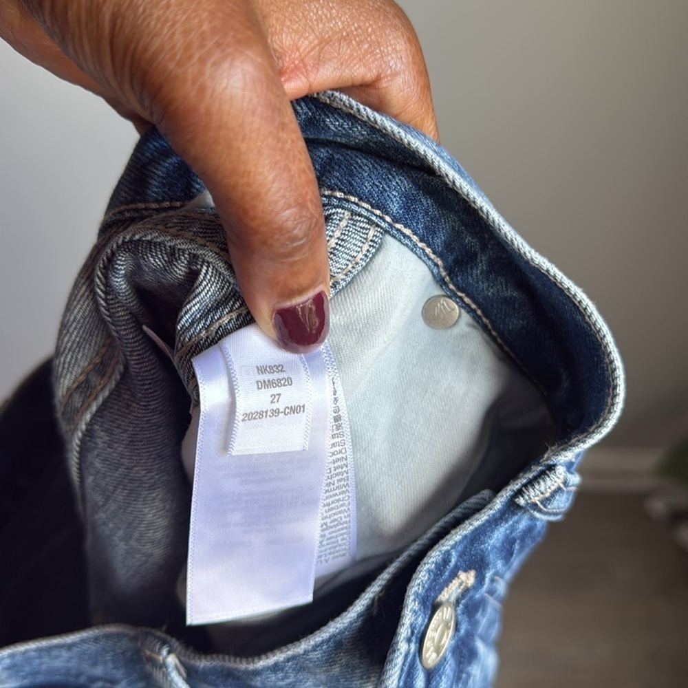 NEW Madewell Baggy Straight Jean 27 - Picture 15 of 15
